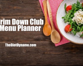 Trim Down Club Menu Planner & Sample Menu